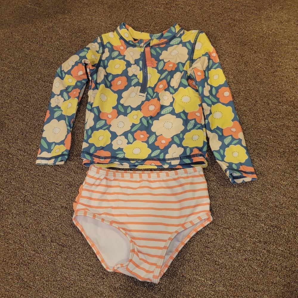 GUC 3t Ruffle Butts 2-piece bathing suit